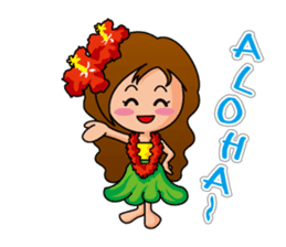 Hula Girl sticker #2435176