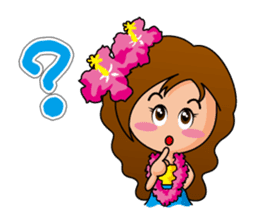 Hula Girl sticker #2435177