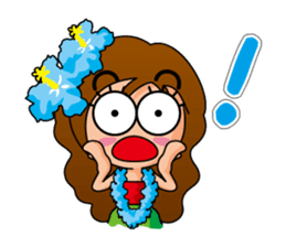Hula Girl sticker #2435179