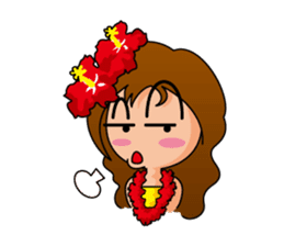 Hula Girl sticker #2435180