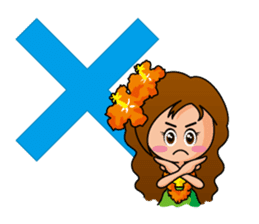 Hula Girl sticker #2435183