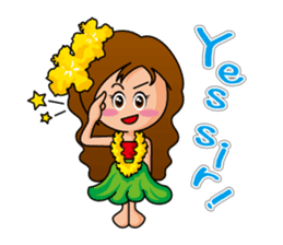 Hula Girl sticker #2435184