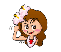 Hula Girl sticker #2435185