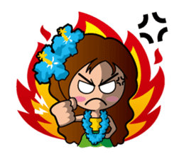 Hula Girl sticker #2435192