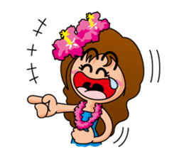 Hula Girl sticker #2435195