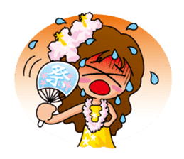 Hula Girl sticker #2435196