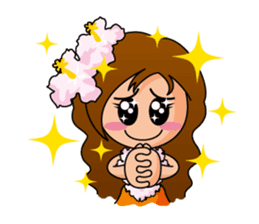 Hula Girl sticker #2435198