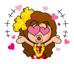 Hula Girl sticker #2435199