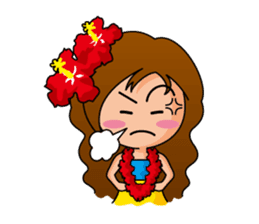 Hula Girl sticker #2435201
