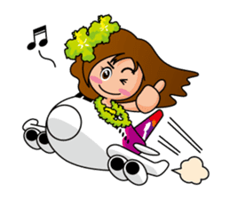 Hula Girl sticker #2435202