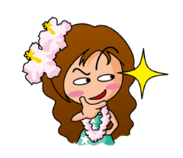 Hula Girl sticker #2435203