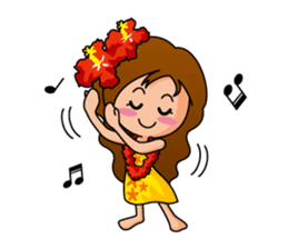 Hula Girl sticker #2435204