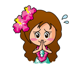 Hula Girl sticker #2435205