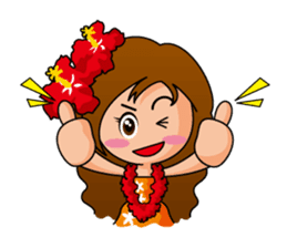 Hula Girl sticker #2435211