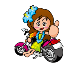 Hula Girl sticker #2435213