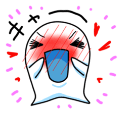 new face Ghost sticker #2436221