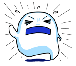 new face Ghost sticker #2436226