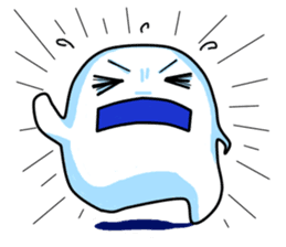 new face Ghost sticker #2436226