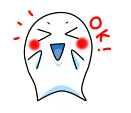 new face Ghost sticker #2436227
