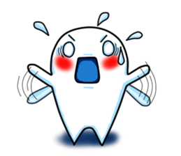 new face Ghost sticker #2436239