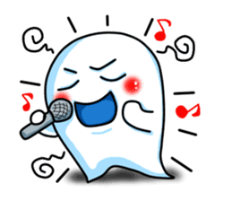 new face Ghost sticker #2436241