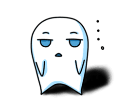 new face Ghost sticker #2436247