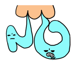 Nasal mucus people sticker #2436582