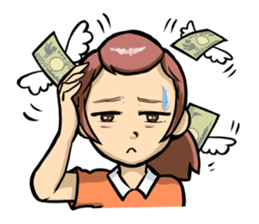 Maiko is busy. sticker #2437498