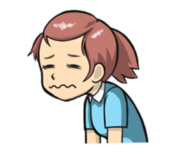 Maiko is busy. sticker #2437502