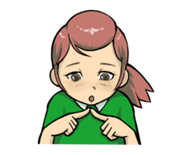 Maiko is busy. sticker #2437503