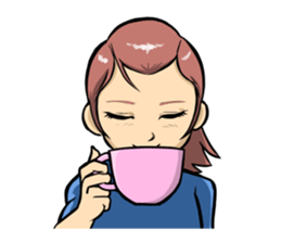 Maiko is busy. sticker #2437508