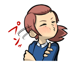 Maiko is busy. sticker #2437514