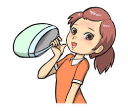 Maiko is busy. sticker #2437522