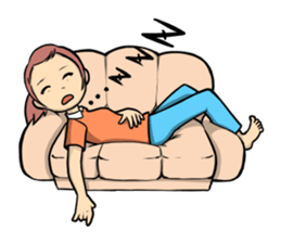 Maiko is busy. sticker #2437528