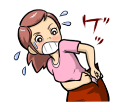 Maiko is busy. sticker #2437529