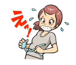 Maiko is busy. sticker #2437530