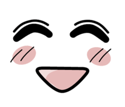 I express it with a face sticker #2437656