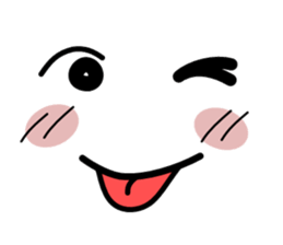 I express it with a face sticker #2437658