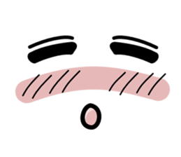 I express it with a face sticker #2437661