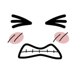 I express it with a face sticker #2437668