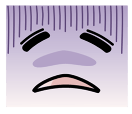 I express it with a face sticker #2437672