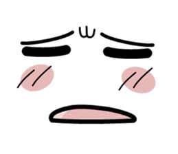 I express it with a face sticker #2437674