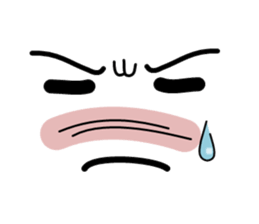 I express it with a face sticker #2437675