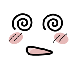 I express it with a face sticker #2437678