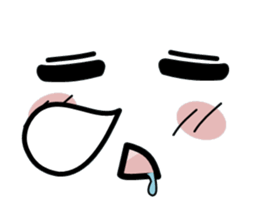 I express it with a face sticker #2437680