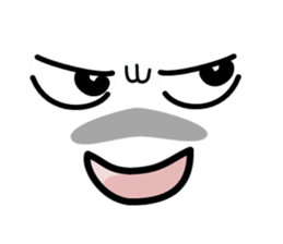 I express it with a face sticker #2437684