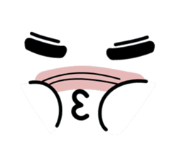 I express it with a face sticker #2437687