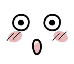 I express it with a face sticker #2437691