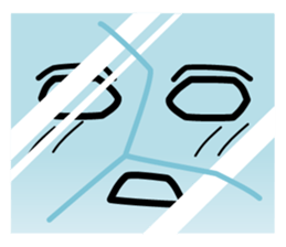 I express it with a face sticker #2437695