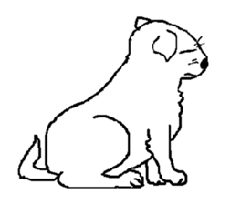 Daily conversation of dog sticker #2437746